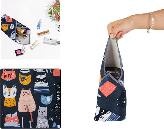 BEIYANG 13.8x13.8 Inch Camera Protective Wrap, Lens Protector Wrapper, Magic Self-Adhesive Cloth for Camera/Lens/Phone/DSLR/Laptop/Accessories, Anti Scratch Equipment Wrap Storage Pouch