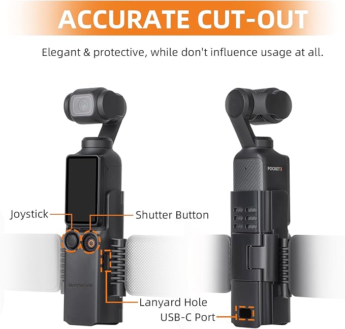 Pocket3 Dual Phone Extension Holder for DJI Osmo Pocket 3 Camera Handle Accessories Cold Shoe Adapter Expansion Mount Mic Light Tripod
