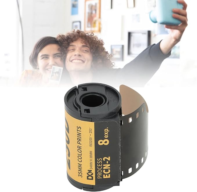 Colour Print Camera Film , 35mm High Resolution Colour Prints , Wide Exposure Range ECN 2 Process Colour Print Camera Film , 8 exp Film for 135 Camera(#1)
