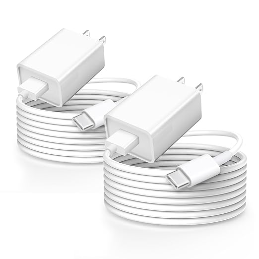 2 Pack 10FT USB C Camera Charger for Arlo Essential Battery Camera 2nd/3rd Gen, Essential Battery Camera XL 2nd/3rd Gen, Essential Pan Tilt, Pro 6/XL 6, Ultra 3 Cam Charger Charging Cord Power Cable