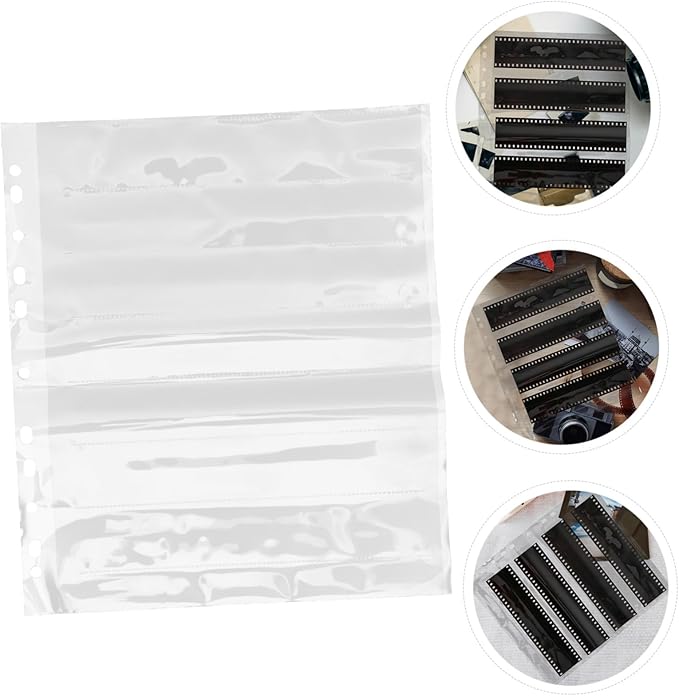 10pcs Film Negative Storage Sleeves Document Bags for of Important Photos and Negatives for Collectors and Family