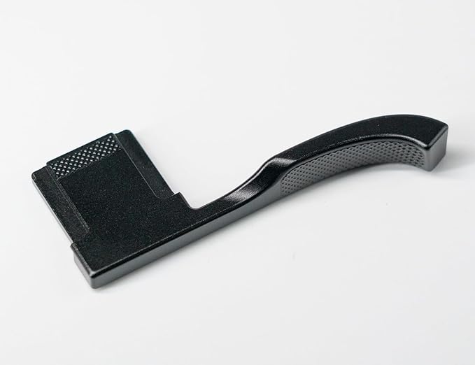 Metal Thumb Up Grip for Fujifilm Fuji X-M5 XM5 Camera, Hot Shoe Thumb Rest Support Grip ，Exclusive Vintage Anti-Slip Pattern,Improve The Stability of The Camera (Black)