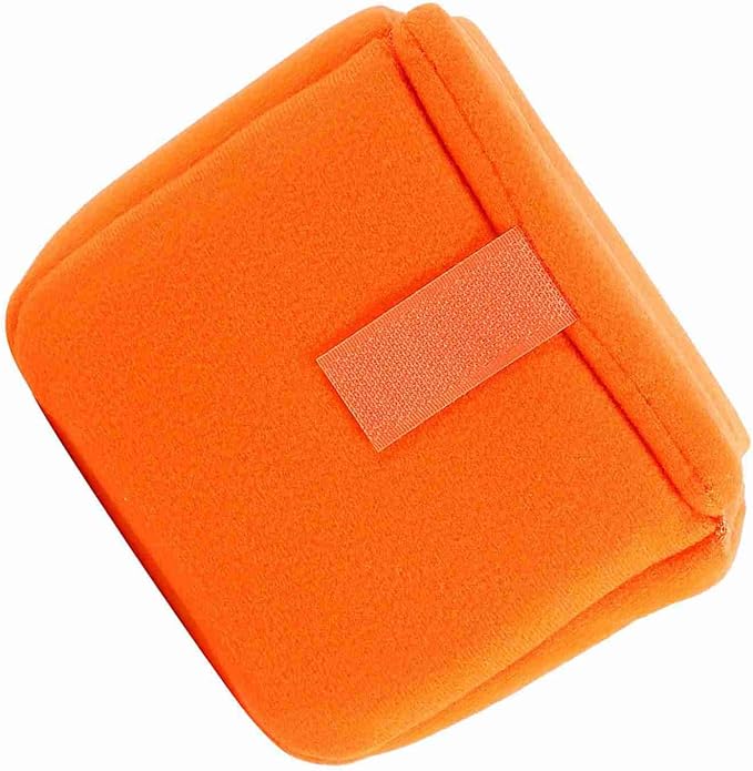 DLSR Camera Bag, Insert Pad Shockproof Insert Protection Camera Case Bag Organizer Accessory for Photographing Padded Camera Pouch Camera Insert Bag (Orange)