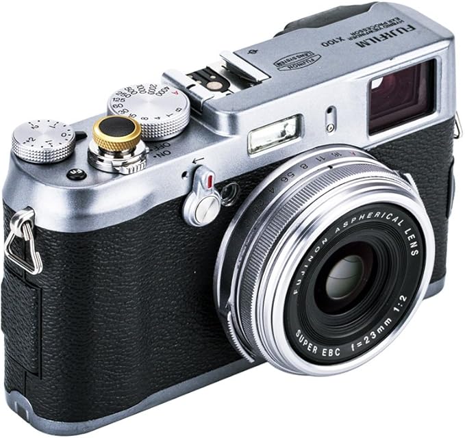 JJC Camera Soft Release Button, Shutter Button for Fuji Fujifilm X-T5 X-T4 X-T3 X-T50 X-T30 III II X-PRO3 X100V X100F X-E5 X-E4 X Half GFX100RF Sony RX1R II RX10 IV III Leica Q3 Q3 43 Nikon Zf Df F3