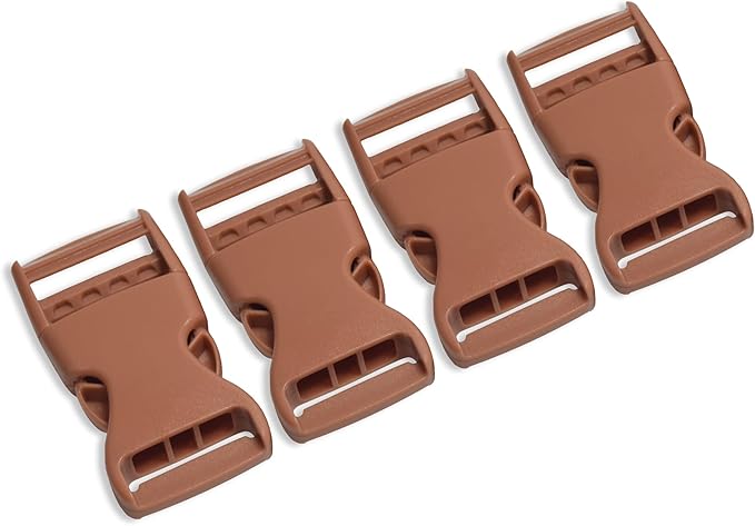 Buckles for Straps Set of 4 Pcs Plastic Buckle Clip Quick Side Release Plastic Fastener