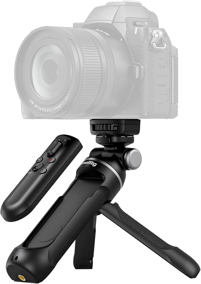 SMALLRIG SR-RG2 Multifunctional Wireless Shooting Grip, Adjustable Selfie Stick, Remote Control Camera, Compatible with Some Cameras for Nikon/for Canon/for Sony, for Vlogging, Live Streaming-4551