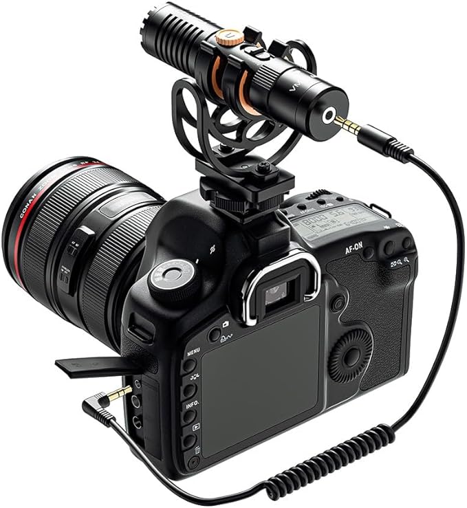 COMICA VM10 PRO Shotgun Microphone,USB C Mic for Camera, Smartphone, Tablet, PC.Ideal for Vlogging, Live Streaming,Recoding.Dual-Mode Video USB Shotgun Microphone with Gain Control