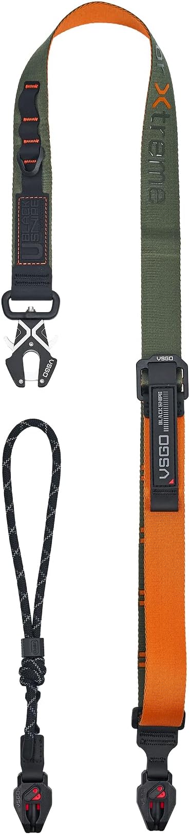 VSGO Urban Camera Strap – Quick Release, Anti-Twist, Comfortable Nylon Sling, Fits DSLR, Mirrorless, Phone, Action Camera
