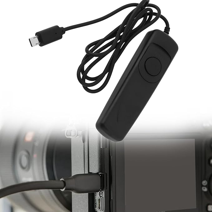 SING F LTD Camera Shutter Remote Control RM-VPR1 Cable 90cm Compatible with Sony A7 III A7R A7S