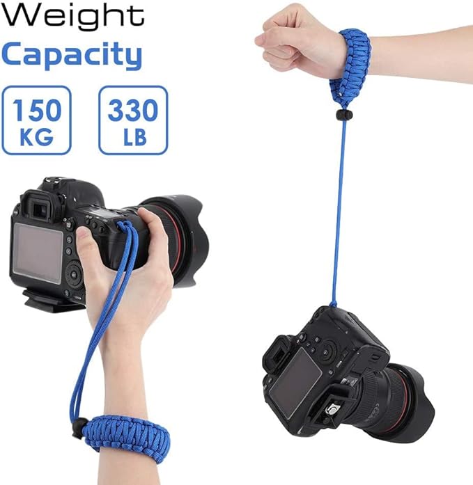 MoKo Paracord Nylon Braided Camera Hand Grip Strap for Video Camcorder/Binoculars/Nikon/Canon/Sony/SLR/DSLR Digital Camera