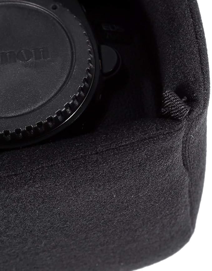 DLSR Camera Bag Insert Padded Case Bag Shockproof Protection Travel Camera Protect Pouch for Photographing(Black)