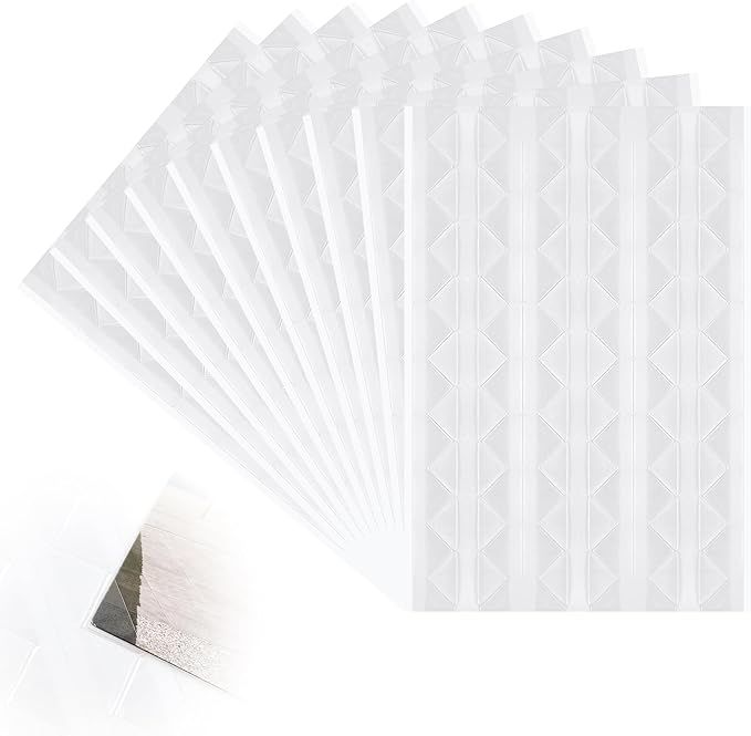 1020 PCS Self Adhesive Photo Corners, 10 Sheets Picture Edge Stickers Mounting Corners Sticky Photo Holders for Wedding Family Album Scrapbook Journal (Clear)