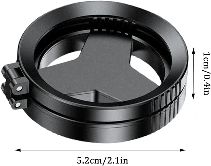 Magnetic CPL Filter for Phone, 52mm Polarizing Lens with Quick Magnetic Mount, Anti-Glare Filter Reduces Reflections, Compatible with iPhone 12-16, for Outdoor Photography Travel Creators