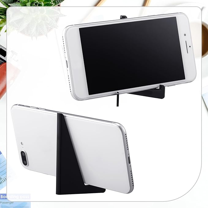 Bucherry 20 Packs Card Display Stand 3.4" Acrylic Easel Stands Mini Picture Coin Display Easel Holder Baseball Sports Card Trading Graded Holder for Challenge Coin Photo Frame Medal Watch (Black)