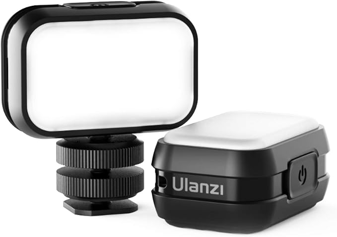 PICTRON VL28 LED Light for iPhone, Mini LED Camera Light, Rechargeable 5600K 95+ Long-Lasting Fill Light for Action Camera, DJI OSMO, Smartphone, Sony ZV-1, A7, RX100 VII