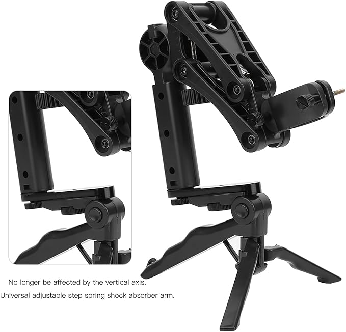 Z Axis Stabilizer Shock Absorber Universal Adjustable Step Spring Support Frame for Three Axis Stabilizer Extension Bracket Compatible with All Brands Mobile Phone Stabilizers
