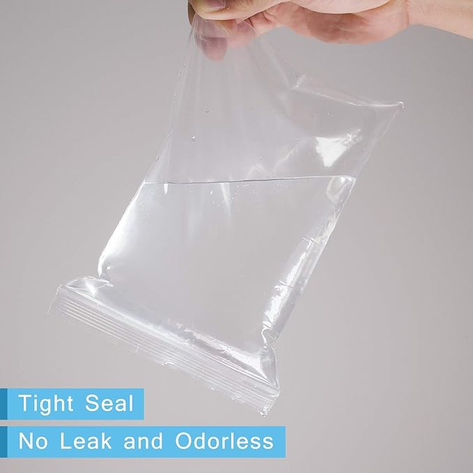 iMailer - 100 Count - 9" x 12" Zip Bags - Clear Reclosable Zip Plastic Poly Bags with Resealable Lock Seal Zipper for Art Prints, A4, Letter Sized Documents, Clothing