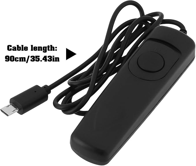 SING F LTD Camera Shutter Remote Control RM-VPR1 Cable 90cm Compatible with Sony A7 III A7R A7S