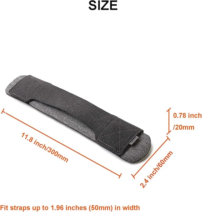 Shoulder Strap Pad Replacement,Universal Removable Anti-Slip Relieve Pressure Comfort Backpack Strap Pads Cushion