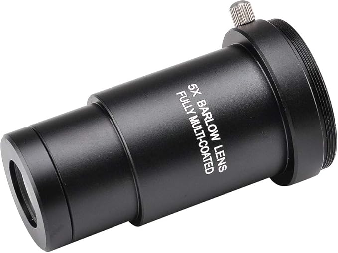 Starboosa 1.25-inch 5X Barlow Lens & Moon Filter Kit-for Telescope Eyepieces