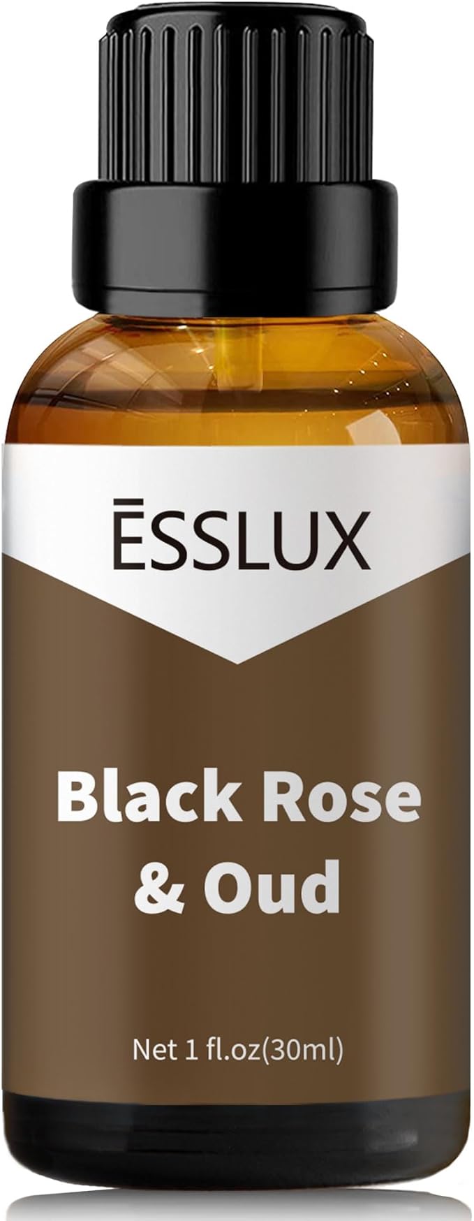 Black Rose & Oud Fragrance Oil - ESSLUX Essential Oils for Diffuser, Candle Soap Making Scents, Aromatherapy Scented Massage, Perfume for Humidifier Home Fragrance, 1 fl oz