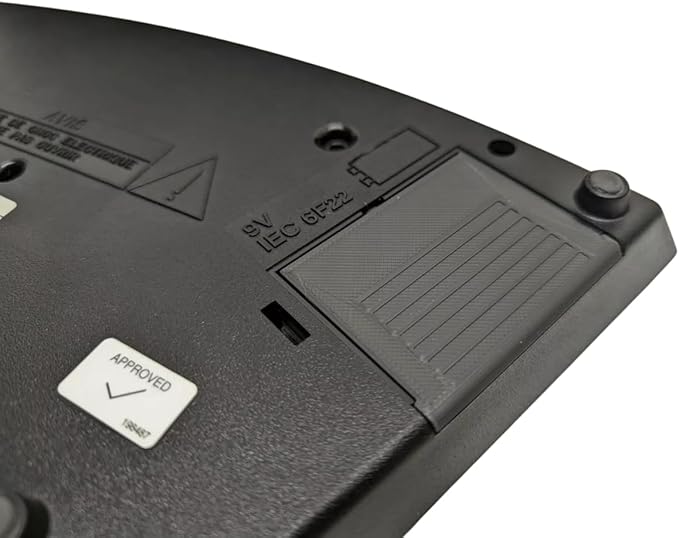 Replacement Battery Cover for Bose Wave AWR1-1W 9v – Durable ABS Battery Door Cover – Exact Fit Replacement Part for Wave Music System AWR1-1W – Secure Snap-On Design - Black (1 Pack)