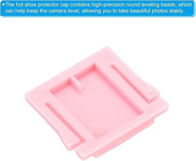 PATIKIL Universal Camera Hot Shoe Cover Cap, 10 Pack Hot Shoe Cap Hot Shoe Protector Plastic Suitable for Nikon for Fujifilm for Pentax DSLR/SLR Camera, Pink