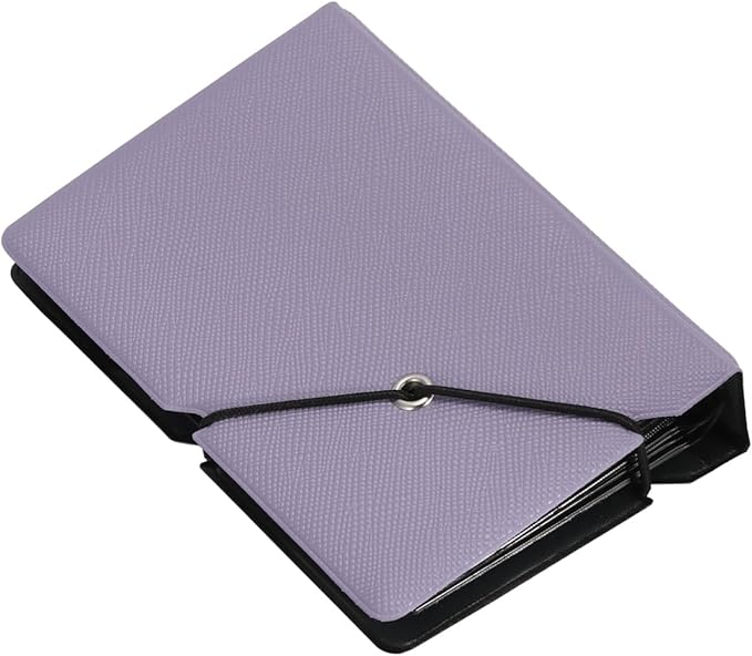 Mini Instant Film Polaroid Photo Album Book For 3 Inch Fujifilm Instax Mini 12 11 9 99 8 7+ 40 EVO Camera Film, HP Sprocket, K-pop Photocards (Antique Violet, 2 Pack)
