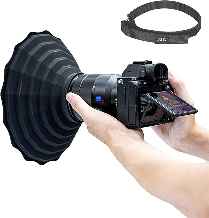 [Upgraded] Silicone Lens Hood,Anti Reflective Camera Lens Hood for Diameter 73-88mm Lens,Foldable Reversible Lens Shade for Canon EF 17-40 18-200 EF-S 10-22 Nikon AF-S 10-24 16-35 17-55 and More Lens