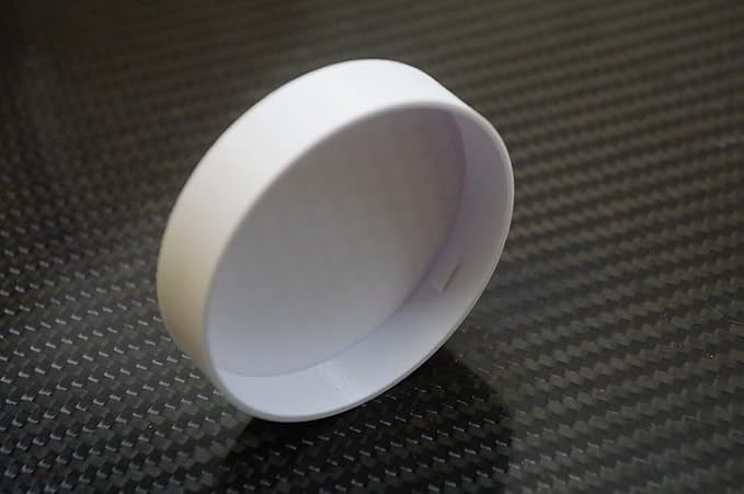 Low Profile Battery Door Cover for Ring Outdoor Cam Plus 3D Spin-Lock White