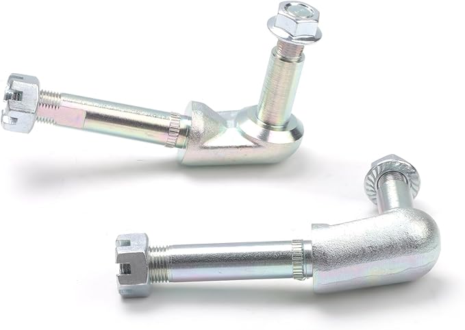 25429 25430 Rear Lower Shock Mounts with Castle Nut Compatible with 1963-1982 Chevy Corvette C2 C3 Shock Mount Bracket Hand Rear Lower With Nut Replace OE：25429 25430