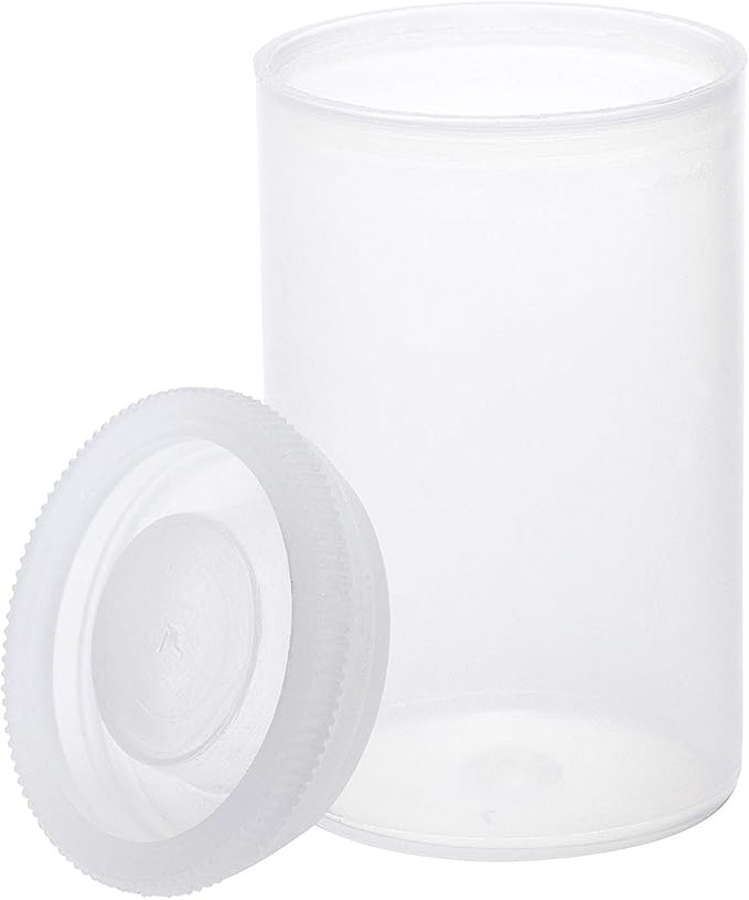 AKIRO Film Canisters with Caps 35 mm Empty Camera Reel Storage Containers Case Plastic Storage 15 Pack Transparent