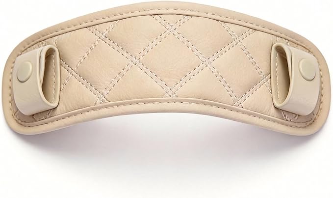 GIVLEFLY Small Shoulder Strap Pad for Purse & Tote Bags, Soft Cushion Protector with Anti-Slip Backing, Comfortable Support, Light Khaki