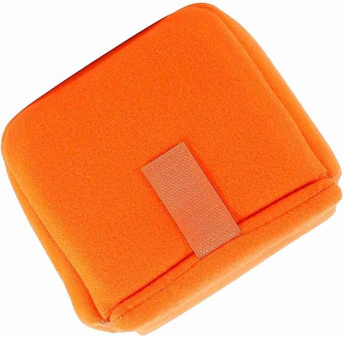 DLSR Camera Bag, Insert Pad Shockproof Insert Protection Camera Case Bag Organizer Accessory for Photographing Padded Camera Pouch Camera Insert Bag (Orange)
