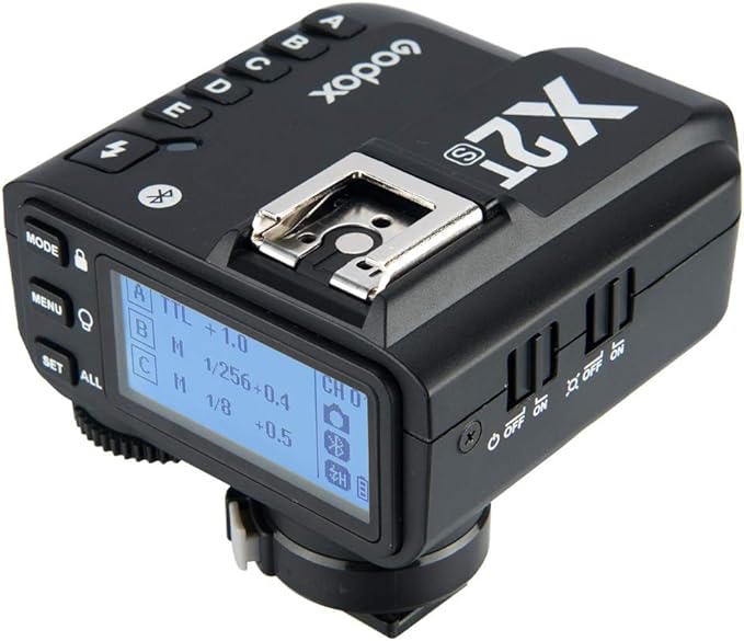 Godox X2T X2T-S Flash Trigger for Sony, with 2.4G TTL HSS 1/8000s Group Function LCD Control Panel Firmware Update, GODOX X2 X2TS X2T S Wireless Flash Trigger Transmitter for Sony Camera