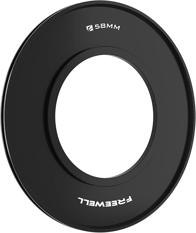 Freewell Adapter Ring 58mm Compatible only with Eiger Matte Box Filter System (Not Compatile with Freewell V2, K2 System)