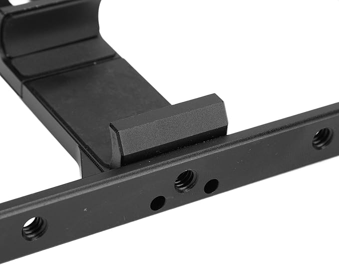 Smartphone Video Rig, Aluminum Alloy Handheld Filmmaking Vlogging Case Stabilizer with Hot Shoe Mount, 1/4 Inch Screw Holes for Filmmaking Vlogging Case