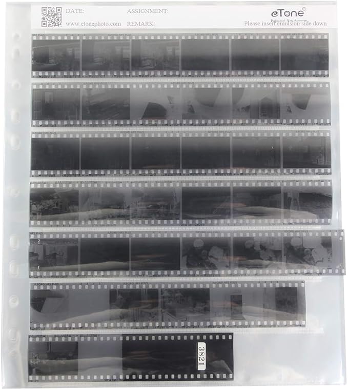 100x eTone Archival Storage Sheets 135 35mm Negative Page Preservers (100X135)