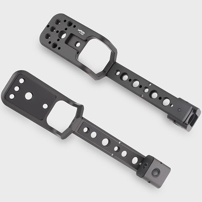 Leftfoto Handle Extension Rig Compatible with XLR Handle Unit for Sony Camera FX3 FX30,Extension Bracket Grip with Cold Shoe,NATO & 1/4"-20 and 3/8"-16 Threads
