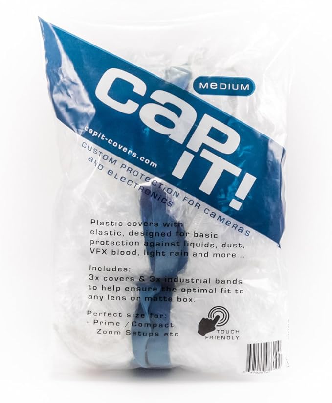 3 Pack CAP IT! Covers (Medium) Camera & Electronics Protection Perfect for ARRI, RED, Sony, PANASONIC, PANAVISION, STEADICAM, GIMBLE RIGS