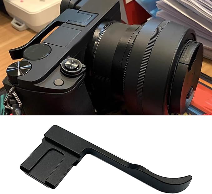 Thumb Up Grip for A6000 A6500 with Hot Cold Camera Metal Finger Thumb Rest Handle Replacement
