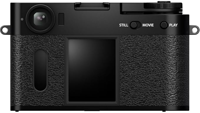 FUJIFILM X Half Premium Compact Digital Camera (Black) Bundle with Fuji Link 3 Smartphone Printer (Clay White) + Instax Mini Film + 64GB Memory Card + Flexible Tripod + Cleaning Kit + More