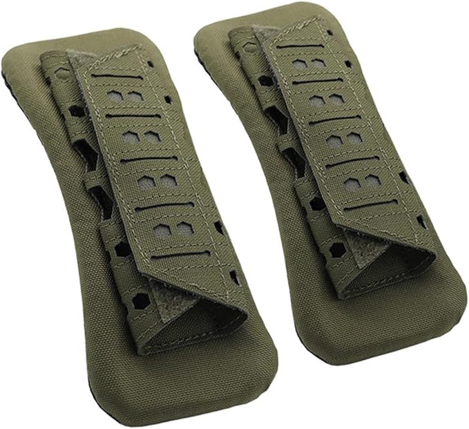 2 Pcs Tactical Vest Shoulder Strap Pads Backpack Breathable Mesh Cushion Pad