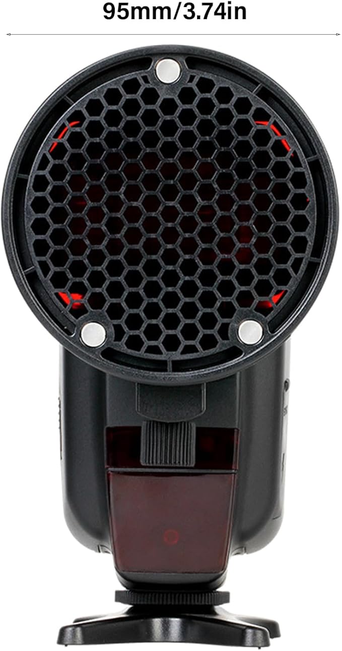 Professional Flashing Diffuser with Dome Grids Color Gels for Enhances Photography Lighting