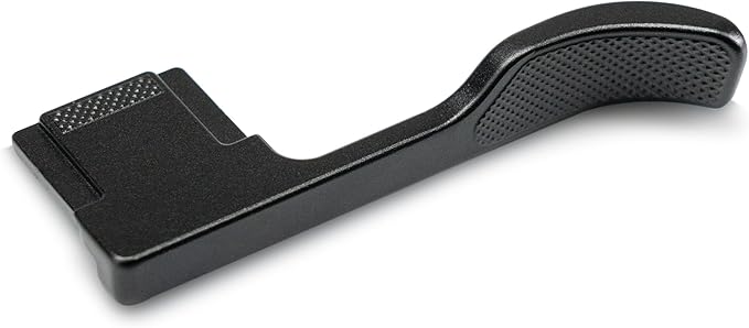 Metal Thumb Up Grip for Sony A7C2 A7CR Alpha 7C2R 7C2 Camera, Hot Shoe Thumb Rest Support Grip ，Exclusive Vintage Anti-Slip Pattern, Enhance The camera's Grip Feel (Black)