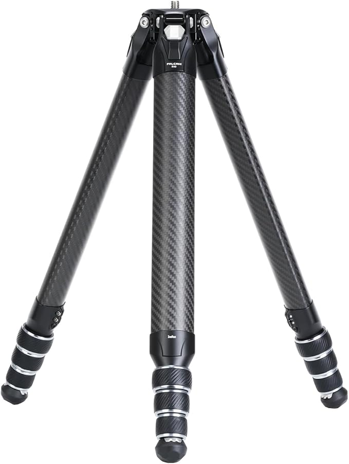 FALCAM TreeRoot Carbon Fiber Small Tripod R140T, 4-Section Legs,Quick Lock Tripod Only-T00A4904