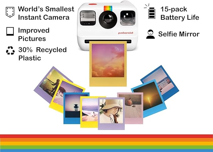 Polaroid Go Generation 2 Instant Film Camera (White)