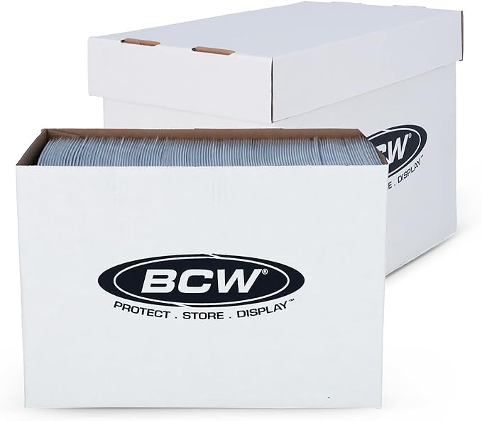 BCW Magazine/Document Storage Box 10-Pack | Durable Cardboard Filing Box