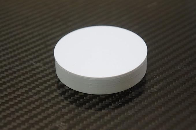 Low Profile Battery Door Cover for Ring Outdoor Cam Plus 3D Spin-Lock White