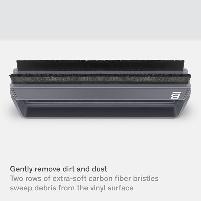 Boundless Audio Record Cleaner Brush - Carbon Fiber Anti-Static Vinyl Brush - Record Player Accessories for Vinyl Cleaning